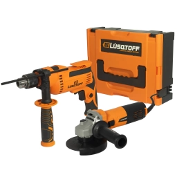 KIT AMOLADORA 720W + TALADRO 650W